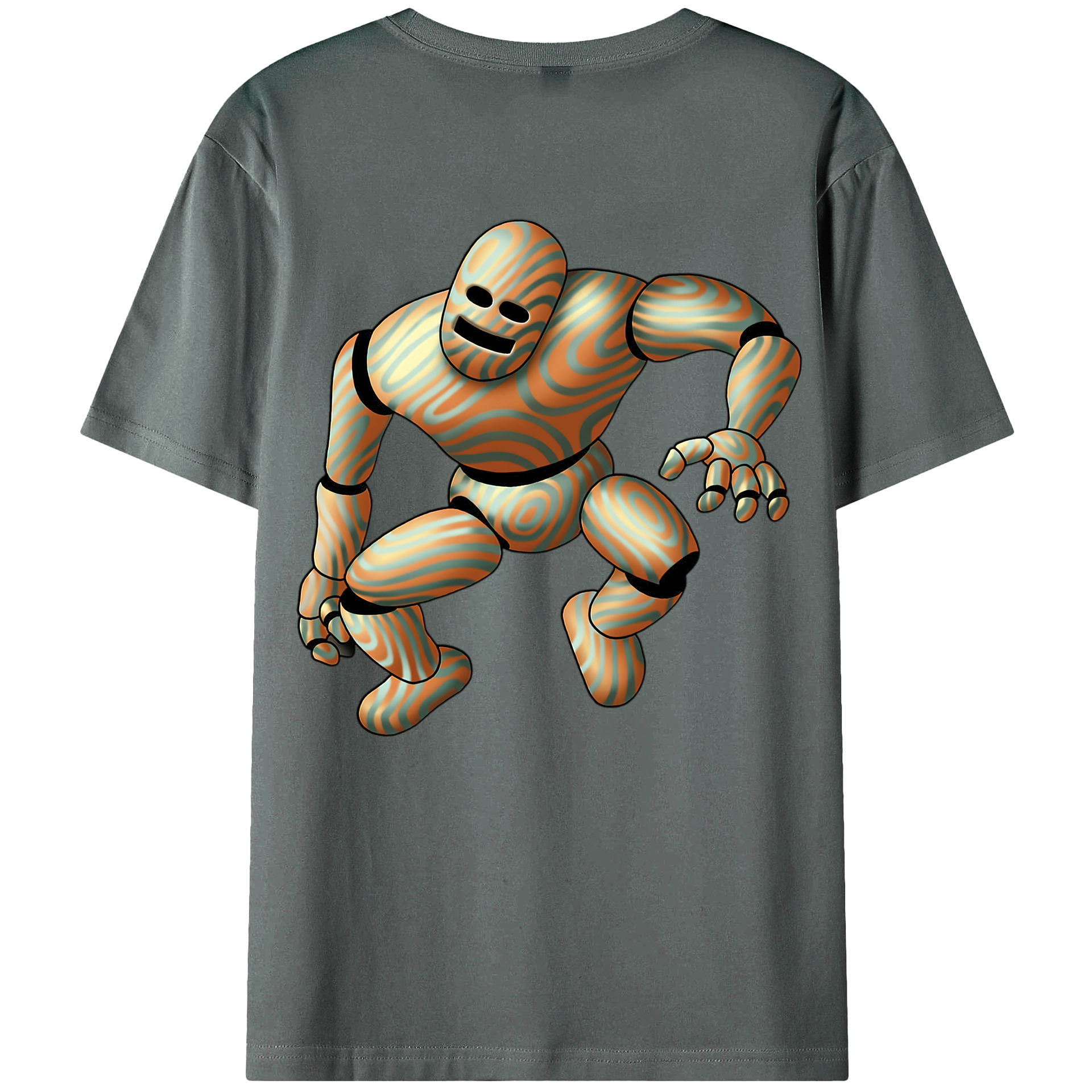 （画像用） ドラゴンクエスト Doragon Kuesuto Dragon Quest 綿100％ メンズ半袖Tシャツ（バックプリント） 通気性
